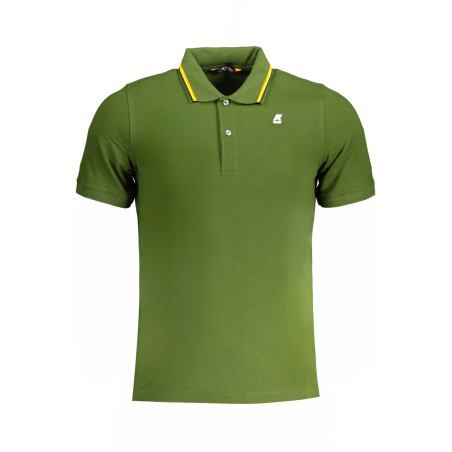 K-WAY GREEN MEN&39S SHORT-SLEEVED POLO SHIRT