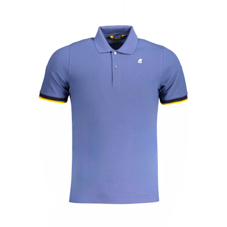 K-WAY POLO MANICHE CORTE UOMO BLU