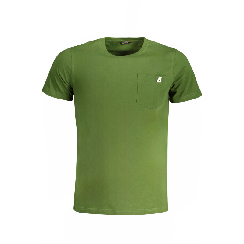 K-WAY T-SHIRT MANICHE CORTE UOMO VERDE