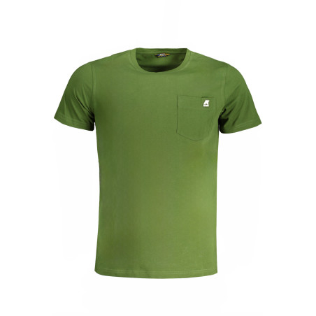 K-WAY T-SHIRT MANICHE CORTE UOMO VERDE