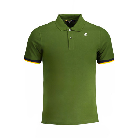 K-WAY GREEN MEN&39S SHORT-SLEEVED POLO SHIRT