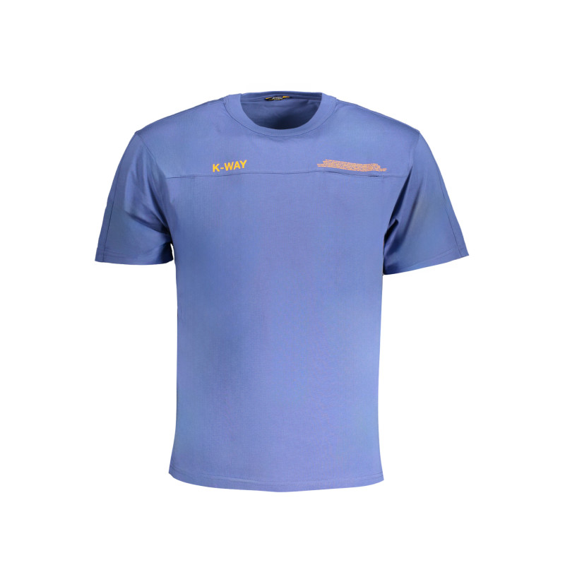 K-WAY T-SHIRT MANICHE CORTE UOMO BLU