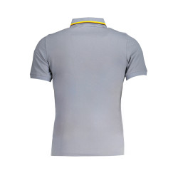 K-WAY POLO MANICHE CORTE UOMO GRIGIO