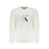 CALVIN KLEIN MEN&39S WHITE ZIPLESS SWEATSHIRT