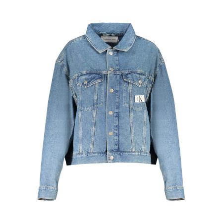 CALVIN KLEIN LIGHT BLUE DENIM JACKET FOR WOMEN