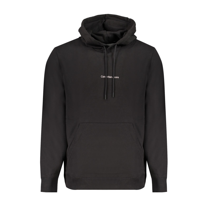 CALVIN KLEIN MEN&39S BLACK ZIPLESS SWEATSHIRT