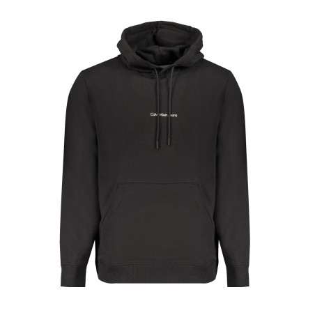 CALVIN KLEIN MEN&39S BLACK ZIPLESS SWEATSHIRT