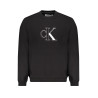 CALVIN KLEIN MEN&39S BLACK ZIPLESS SWEATSHIRT