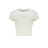 CALVIN KLEIN T-SHIRT MANICHE CORTE DONNA BIANCO