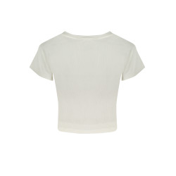 CALVIN KLEIN T-SHIRT MANICHE CORTE DONNA BIANCO