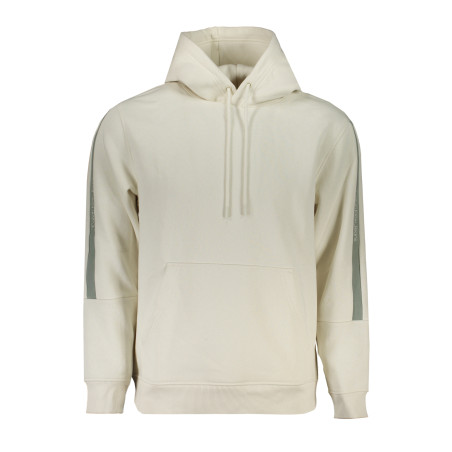 CALVIN KLEIN MEN&39S WHITE ZIPLESS SWEATSHIRT