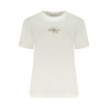 CALVIN KLEIN T-SHIRT MANICHE CORTE DONNA BIANCO