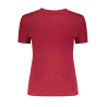 TOMMY HILFIGER T-SHIRT MANICHE CORTE DONNA ROSSO