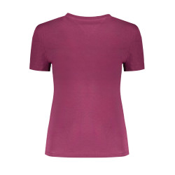 TOMMY HILFIGER T-SHIRT MANICHE CORTE DONNA VIOLA