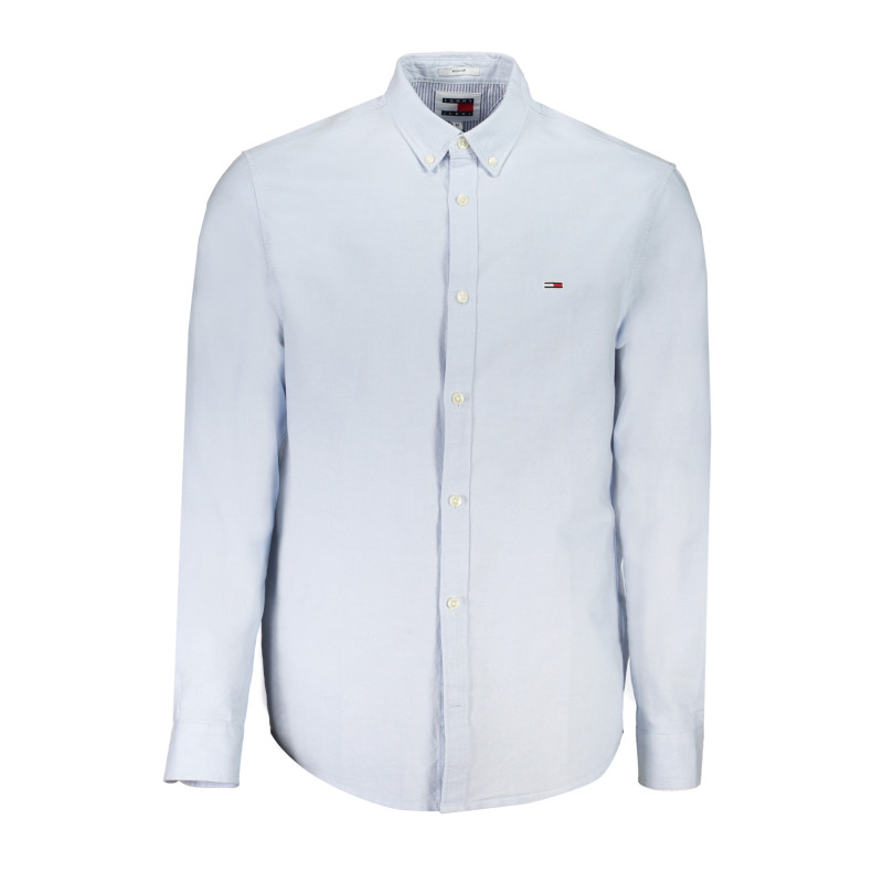 TOMMY HILFIGER CAMICIA MANICHE LUNGHE UOMO AZZURRO