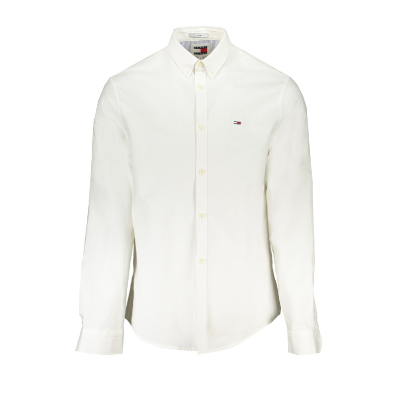 TOMMY HILFIGER MEN&39S WHITE LONG SLEEVE SHIRT