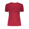 TOMMY HILFIGER T-SHIRT MANICHE CORTE DONNA ROSSO