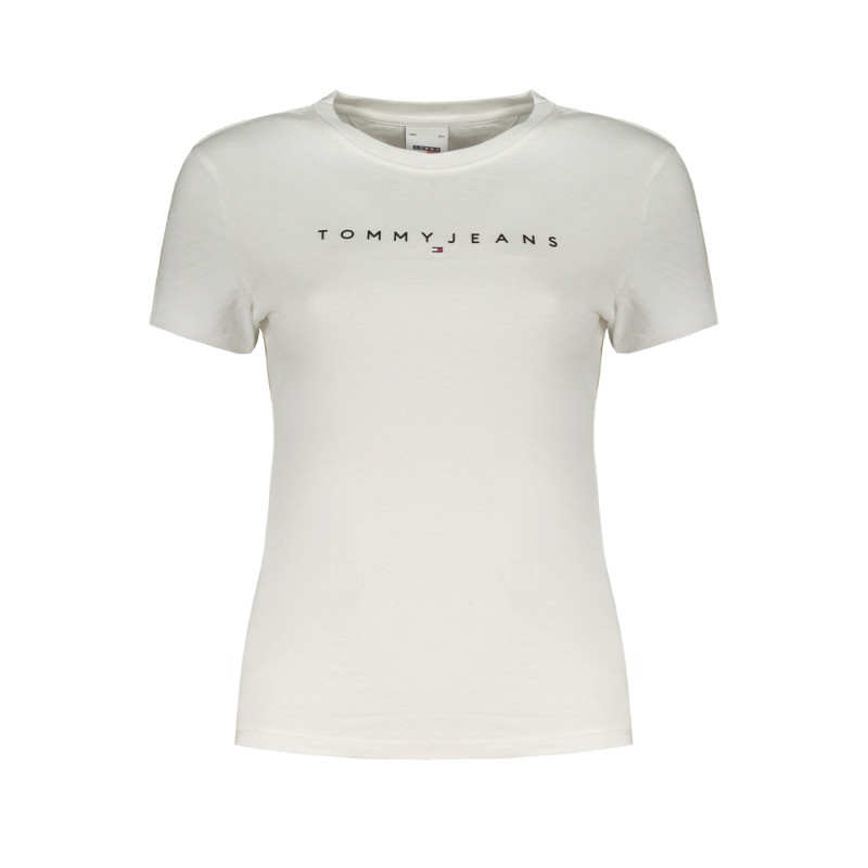 TOMMY HILFIGER T-SHIRT MANICHE CORTE DONNA BIANCO