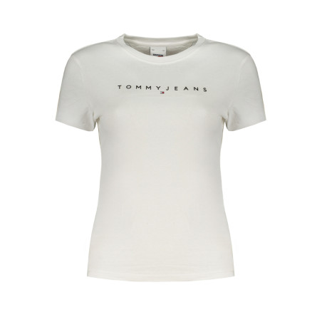 TOMMY HILFIGER T-SHIRT MANICHE CORTE DONNA BIANCO