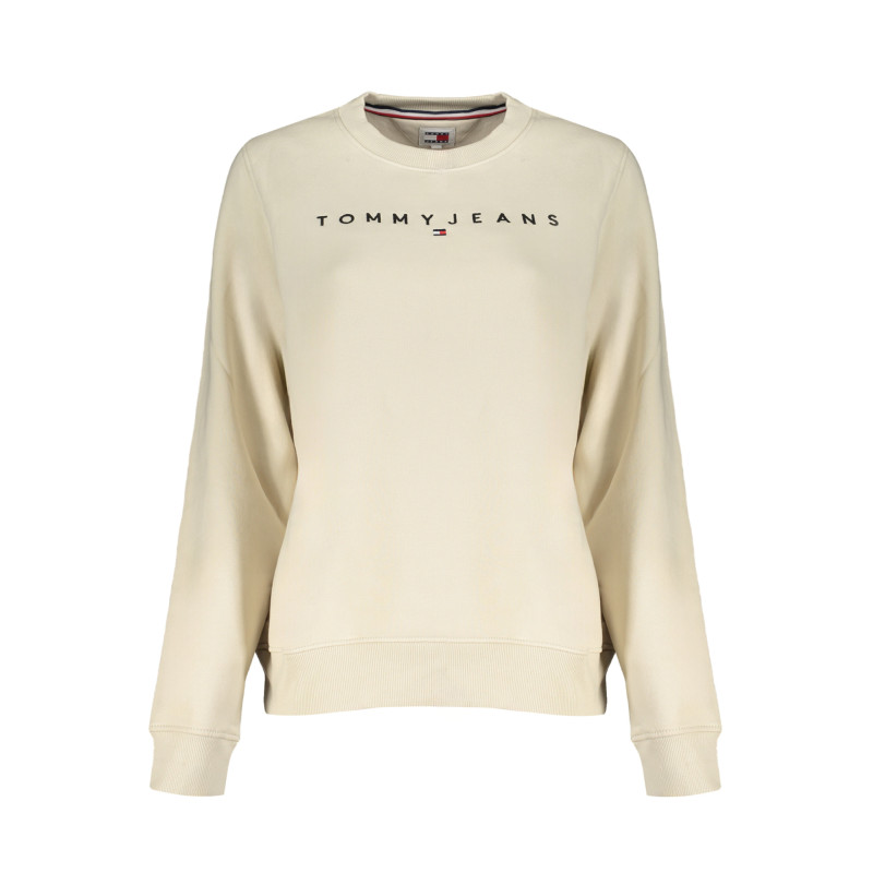 TOMMY HILFIGER FELPA SENZA ZIP DONNA BEIGE