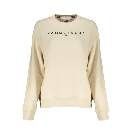 TOMMY HILFIGER WOMEN&39S ZIPLESS SWEATSHIRT BEIGE