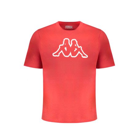 KAPPA T-SHIRT MANICHE CORTE UOMO ROSSO