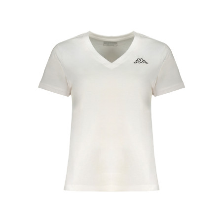 KAPPA T-SHIRT MANICHE CORTE DONNA BIANCO