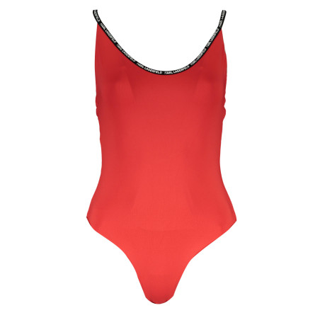 KARL LAGERFELD ONE PIECE SWIMSUIT WOMAN RED