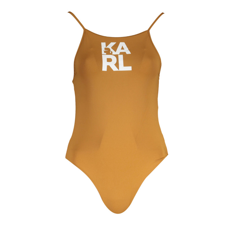 KARL LAGERFELD BEACHWEAR BROWN WOMEN&39S SWIMSUIT