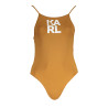 KARL LAGERFELD BEACHWEAR BROWN WOMEN&39S SWIMSUIT