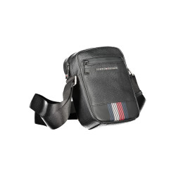 TOMMY HILFIGER MEN&39S BLACK SHOULDER BAG