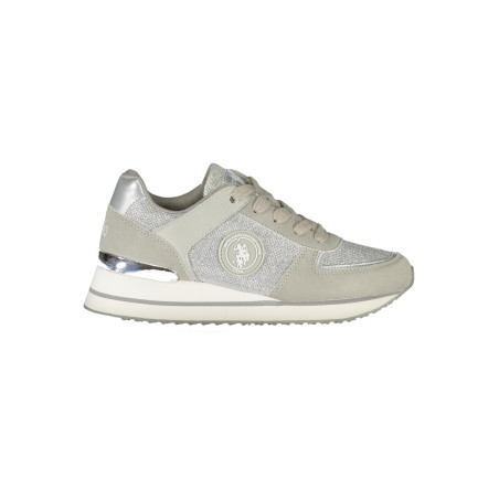 US POLO BEST PRICE SILVER WOMEN&39S SPORTS SHOES