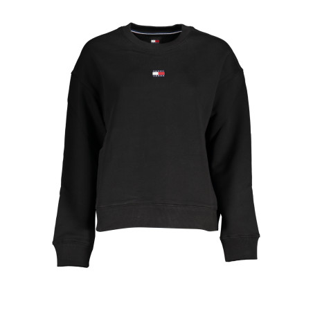 TOMMY HILFIGER MEN&39S BLACK ZIPLESS SWEATSHIRT