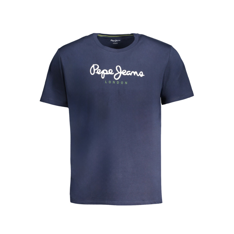 PEPE JEANS T-SHIRT MANICHE CORTE UOMO BLU