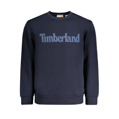 TIMBERLAND MEN&39S BLUE ZIP-UP SWEATSHIRT