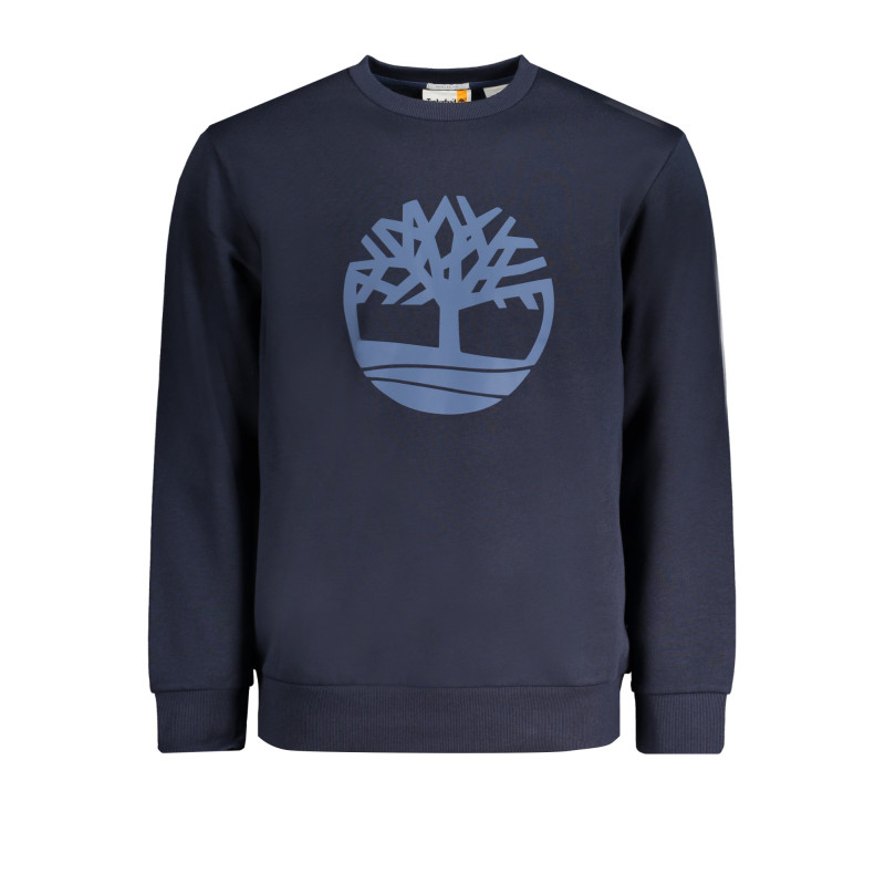 TIMBERLAND MEN&39S BLUE ZIP-UP SWEATSHIRT