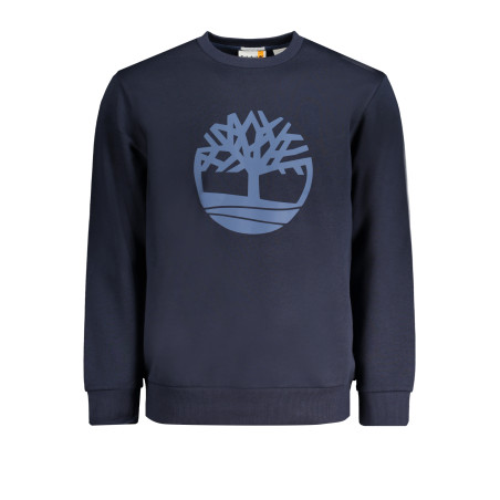 TIMBERLAND MEN&39S BLUE ZIP-UP SWEATSHIRT