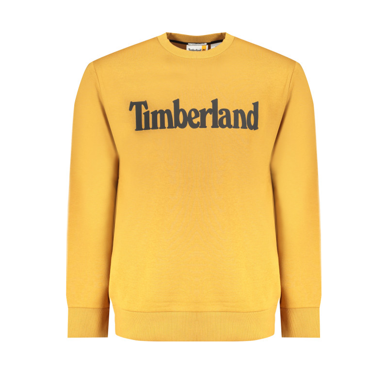 TIMBERLAND MEN&39S BROWN ZIP-UP SWEATSHIRT