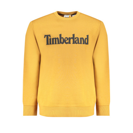 TIMBERLAND MEN&39S BROWN ZIP-UP SWEATSHIRT