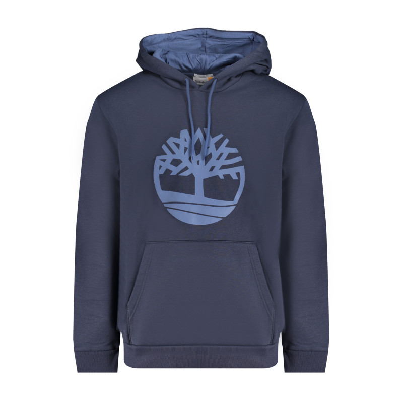 TIMBERLAND MEN&39S BLUE ZIP-UP SWEATSHIRT