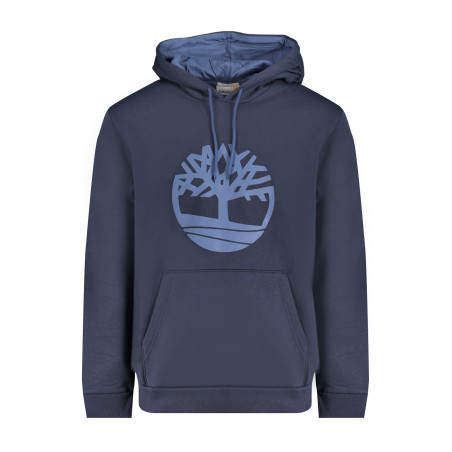 TIMBERLAND MEN&39S BLUE ZIP-UP SWEATSHIRT