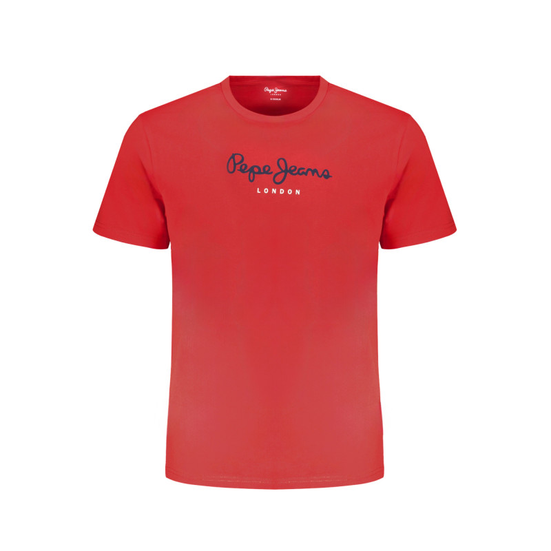 PEPE JEANS MEN&39S SHORT SLEEVE T-SHIRT RED