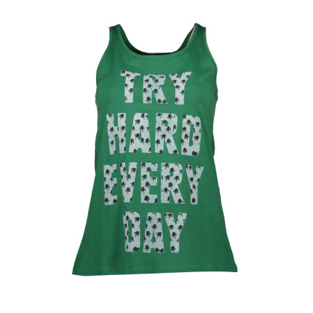 SILVIAN HEACH GREEN WOMAN TANK