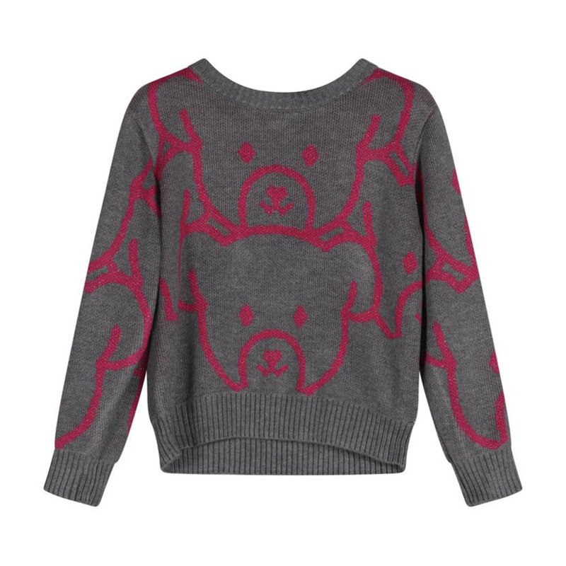 Fun & Fun FNNSW15678-GREY-MELANGE-FUCSIA