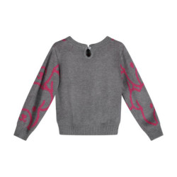 Fun & Fun FNNSW15678-GREY-MELANGE-FUCSIA