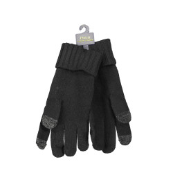 RALPH LAUREN MEN&39S BLACK GLOVES