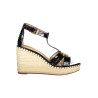 RALPH LAUREN SHOE SANDAL WOMAN BLACK