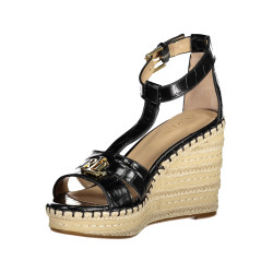 RALPH LAUREN SHOE SANDAL WOMAN BLACK