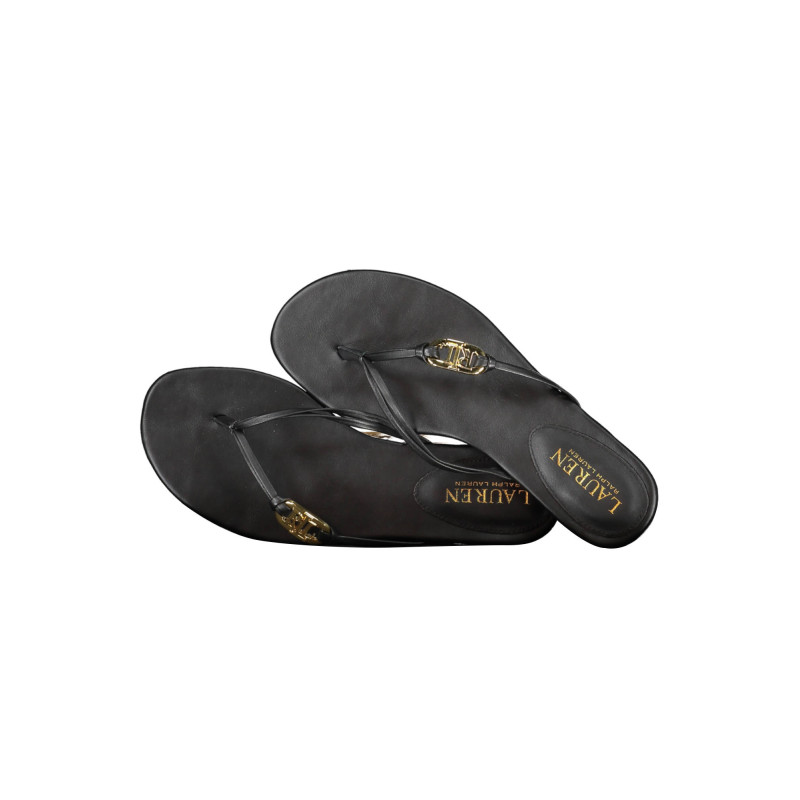 RALPH LAUREN BLACK WOMEN&39S SLIPPER SHOES