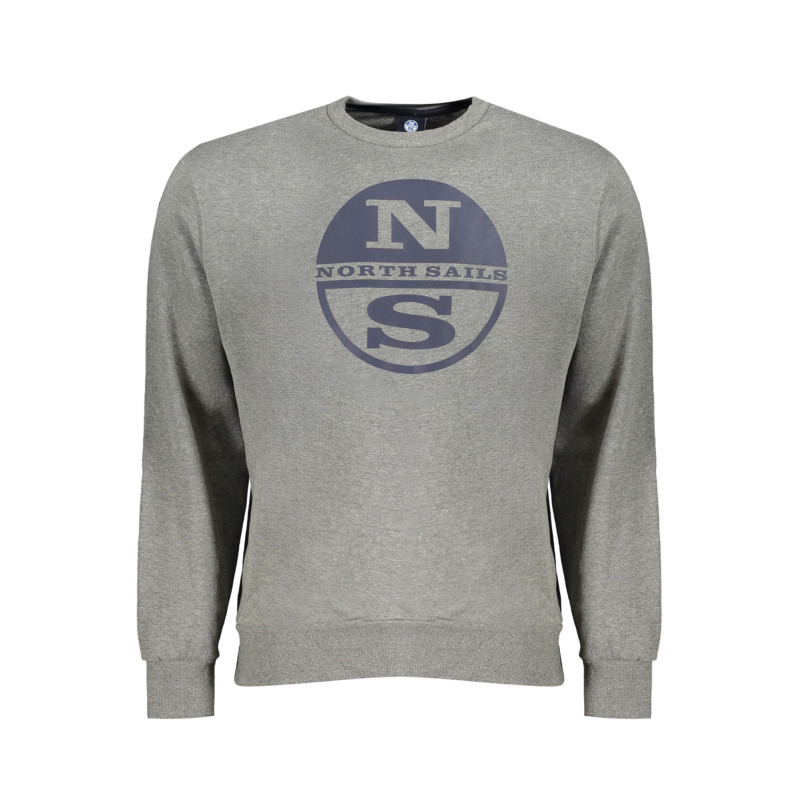 NORTH SAILS MEN&39S ZIP-UP SWEATSHIRT GREY